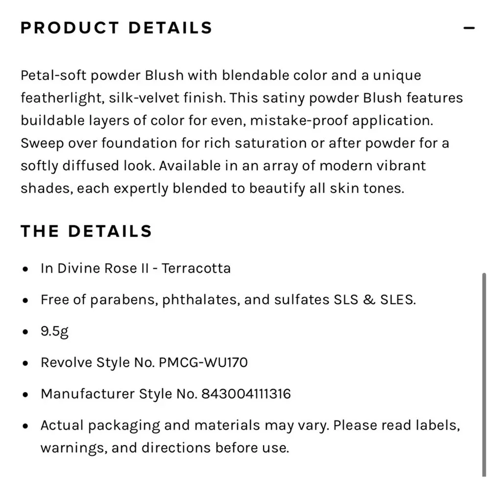 New in Box Pat McGrath Labs Skin Fetish: Divine Blush in Divine Rose III Coral